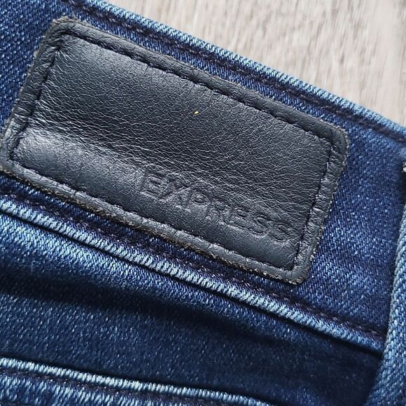 Express Stretch Plus Denim Perfect ankle legging, 4R - Picture 3 of 11